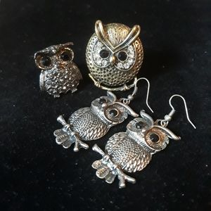 NWOT - Family of Owls Jewelry